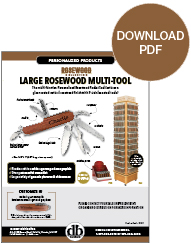 Large Rosewood Multi-Tool by Danbar Distribution