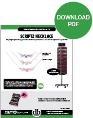 Scriptz Necklace by Danbar Distribution