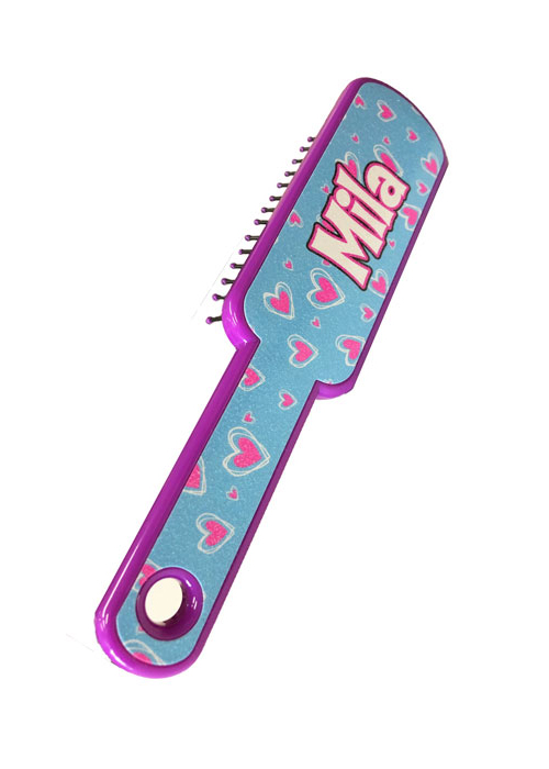 Personalized Glitter Hairbrush
