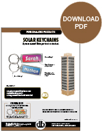 Solar Keychains by Danbar Distribution