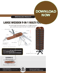 Large Rosewood Multi-Tool by Danbar Distribution