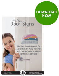 Personalized Kids Door Signs by Danbar Distribution